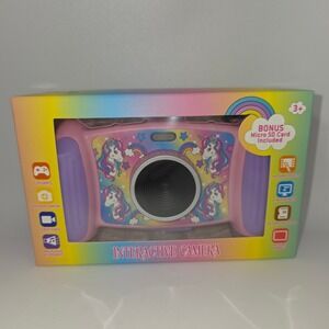 Accutime‎ Interactive Camera Kids OS Pink New Unicorn Rainbow 1080p Video Games